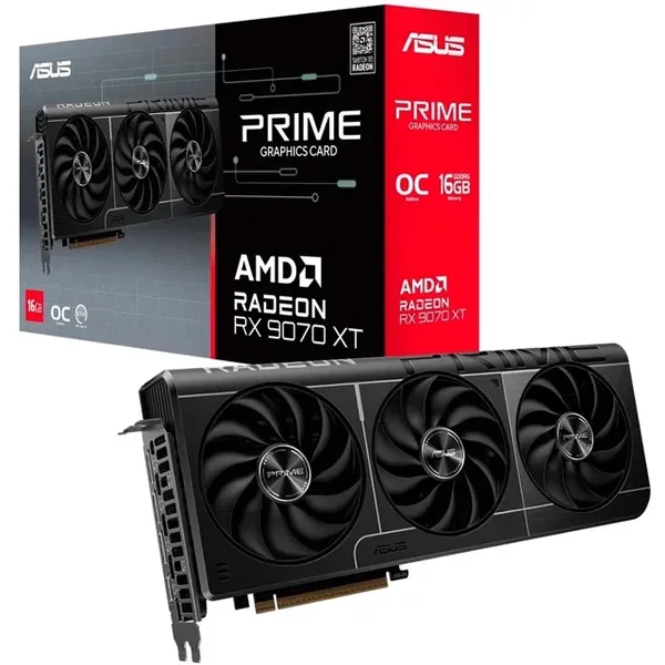 Tarjeta de video ASUS Prime Radeon RX 9070 XT 16 GB