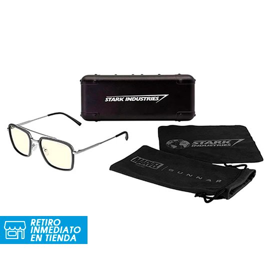 Lentes Gunnar STARK Clear Bundle MARVEL
