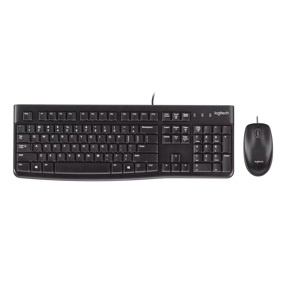Combo Teclado + Mouse MK120 USB Negro